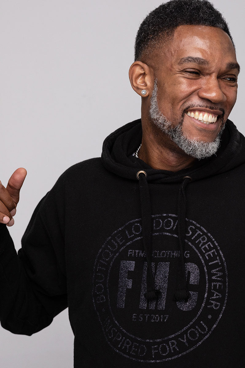 Black Glitter Inspired Hoodie - FitMe Clothing