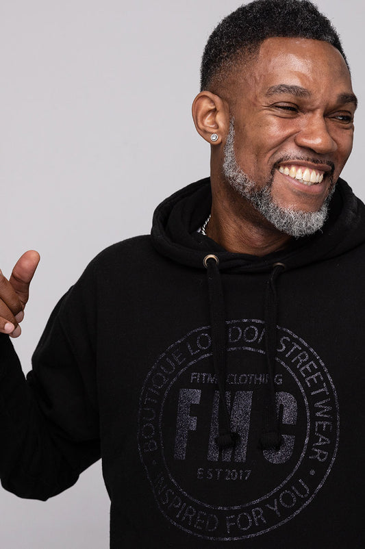 Black Glitter Inspired Hoodie - FitMe Clothing