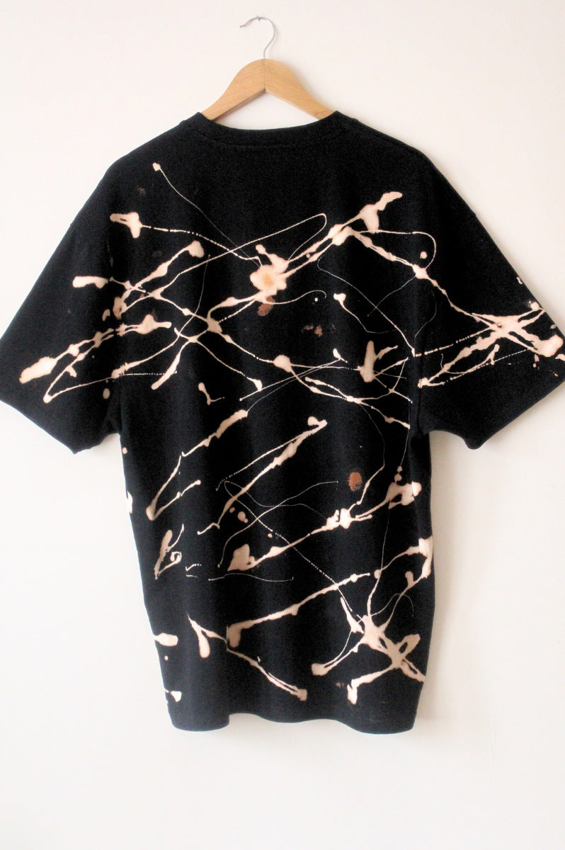 Oversize 'FLARE' Heavyweight Black T-Shirt