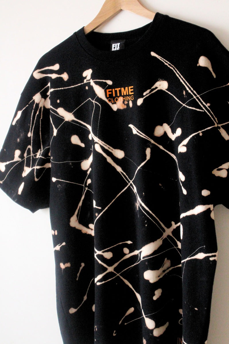 Oversize 'FLARE' Heavyweight Black T-Shirt