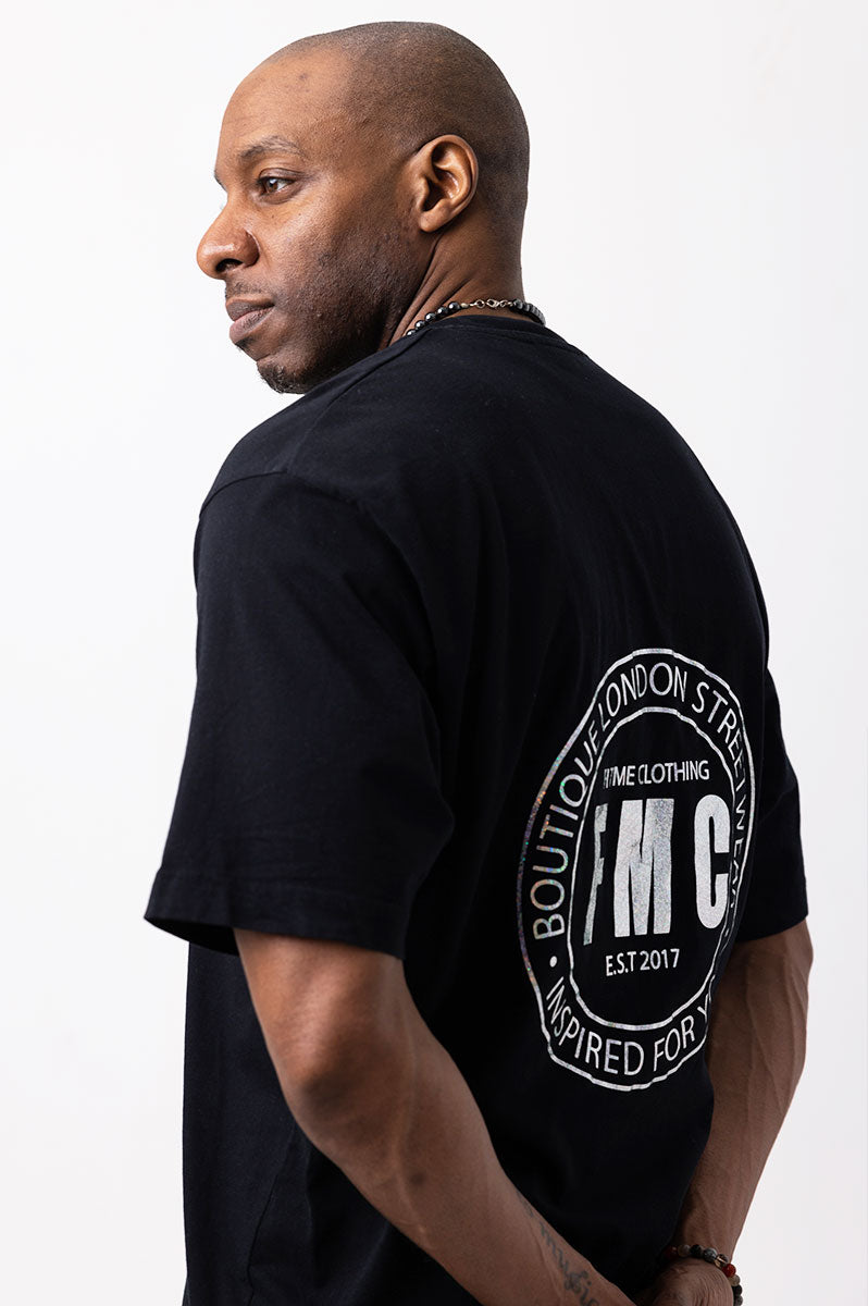 Sparkle 'Inspired' Black T Shirt - FitMe Clothing