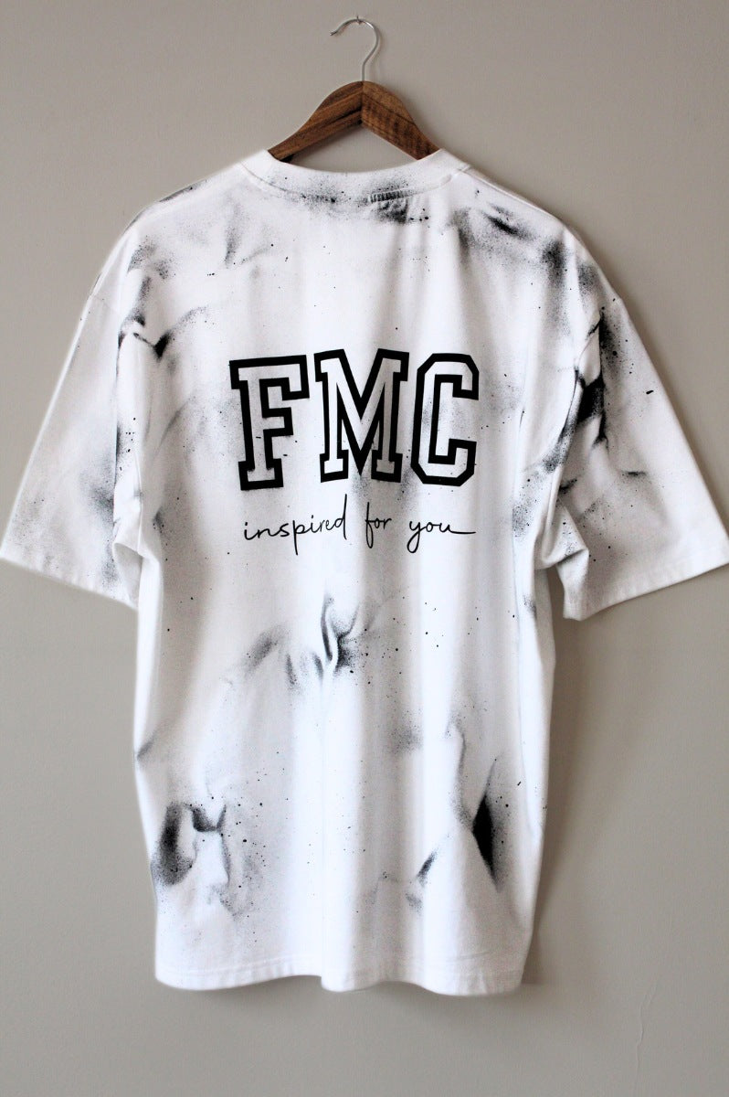 'Live The Music' White Relaxed T-Shirt