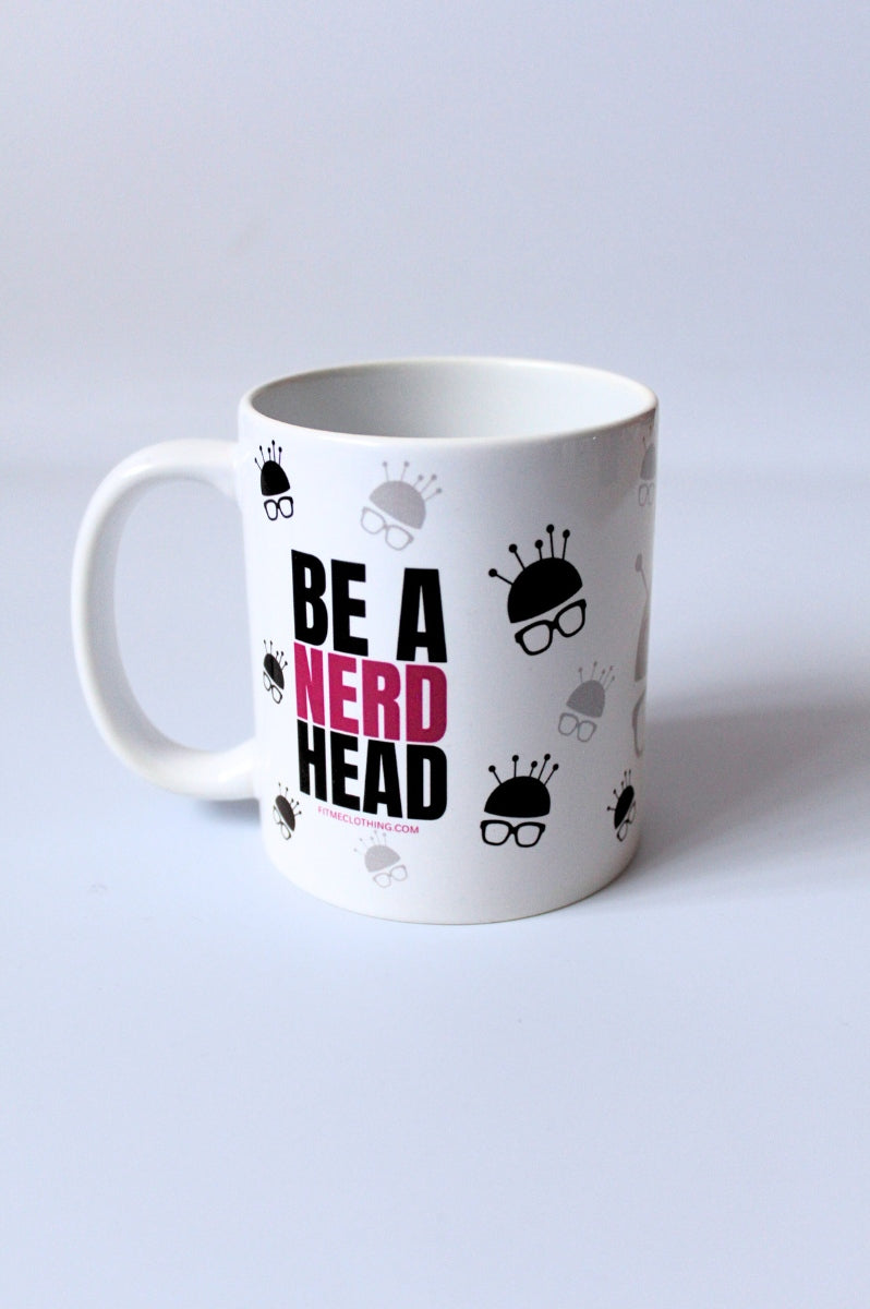 Be A Nerd Head Mug - 11oz Pattern Ceramic Mug