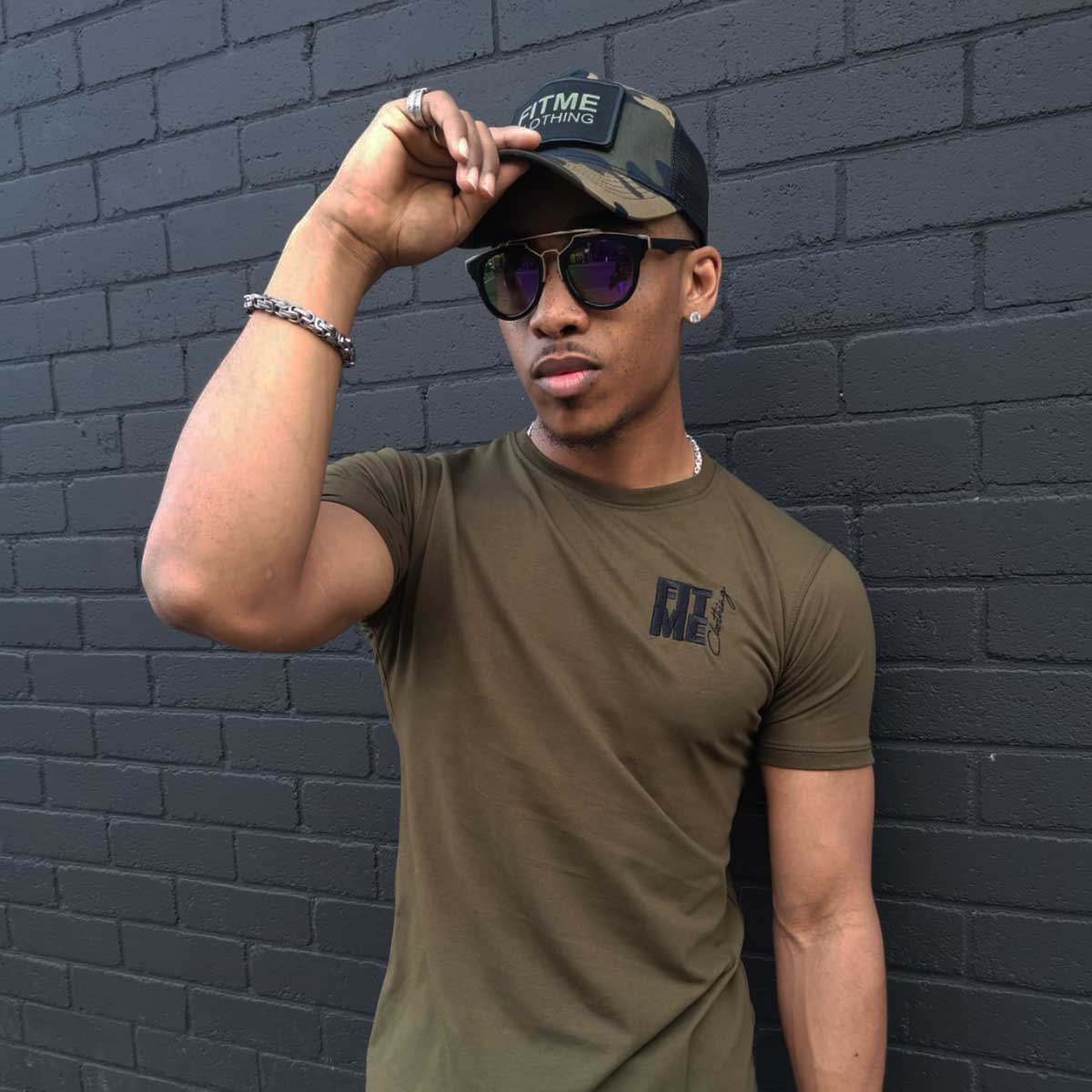 Camo Snapback Patch Trucker Cap - FitMe Clothing