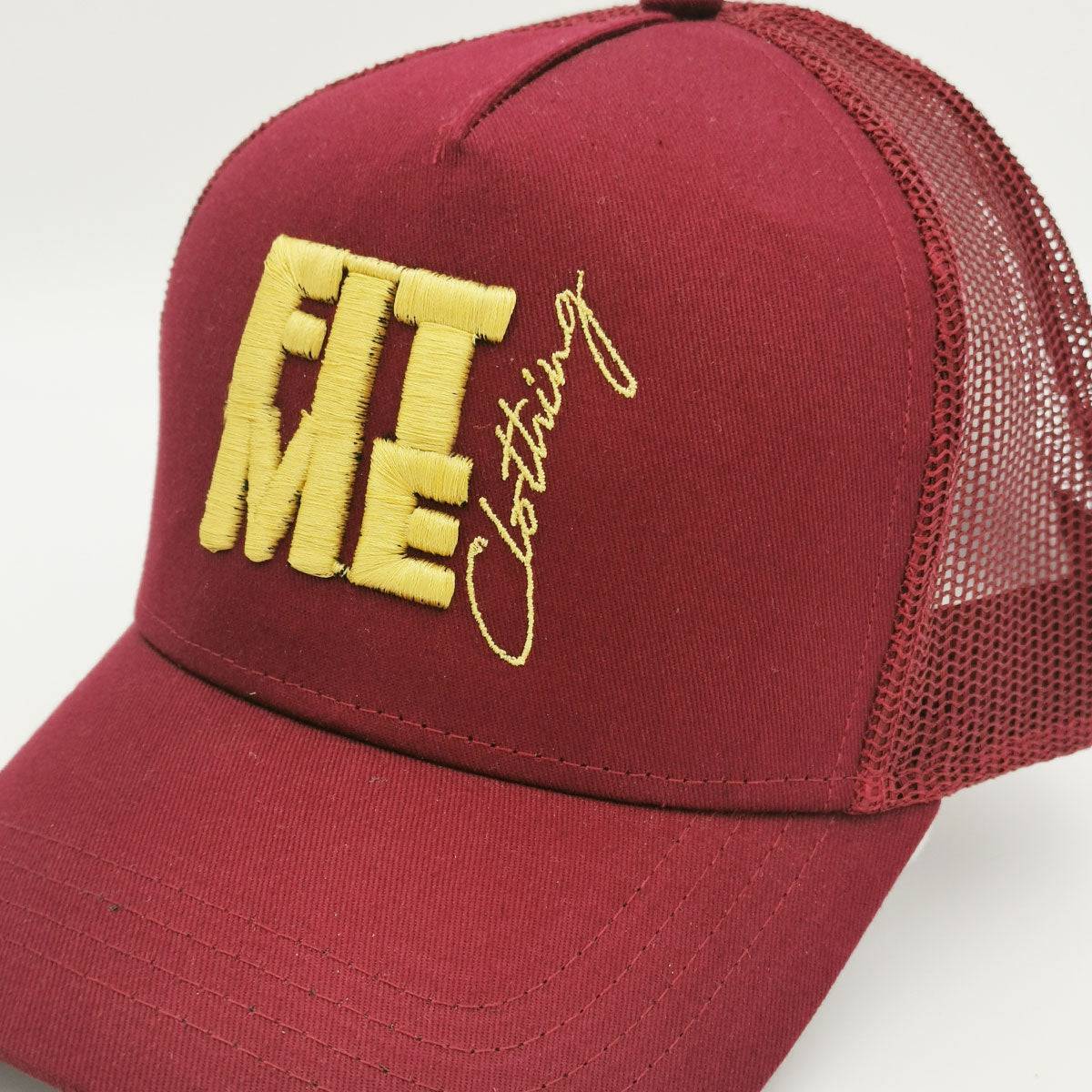 Classic Burgundy Trucker Cap - FitMe Clothing