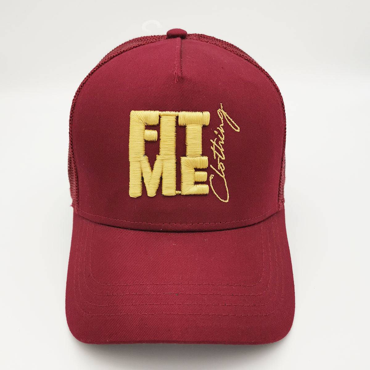 Classic Burgundy Trucker Cap - FitMe Clothing