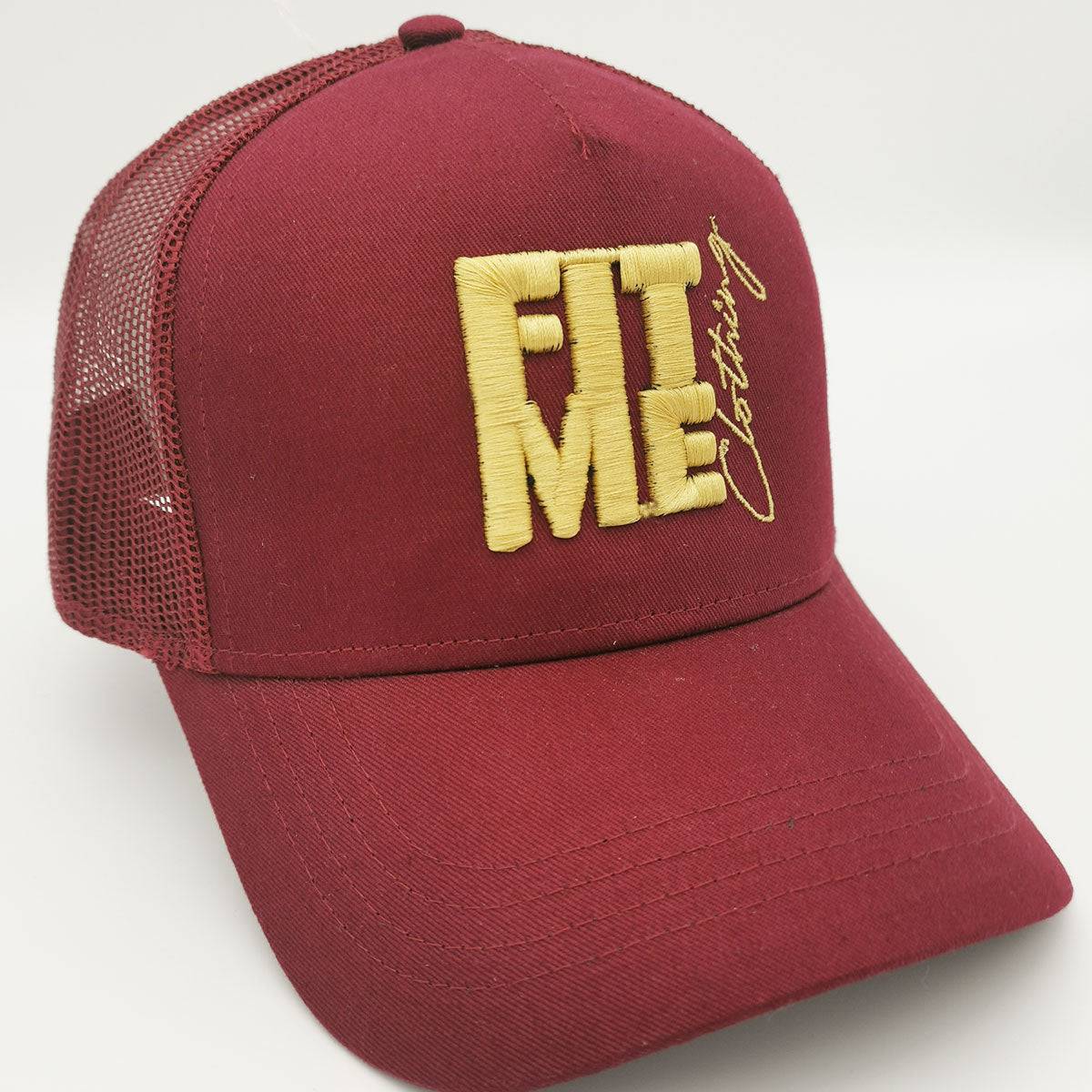 Classic Burgundy Trucker Cap - FitMe Clothing