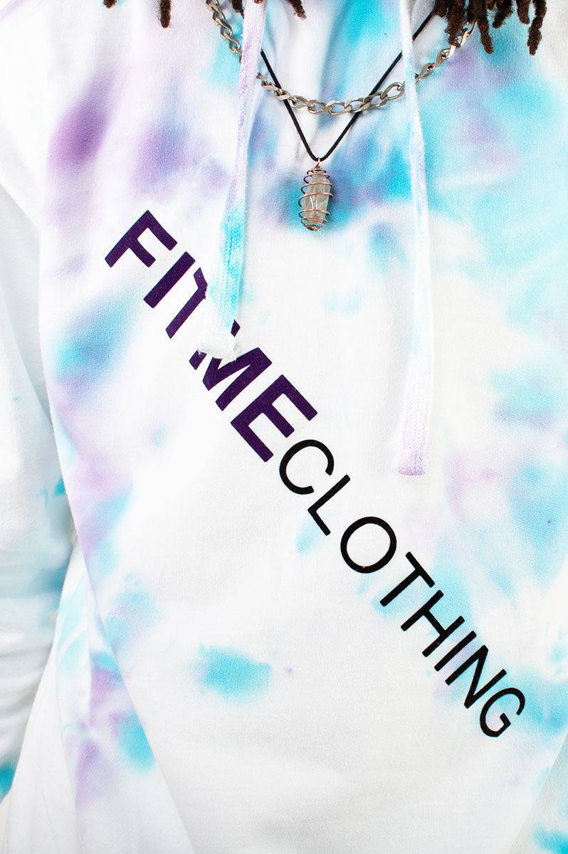 Custom Tie Dye Logo Hoodie - FitMe Clothing