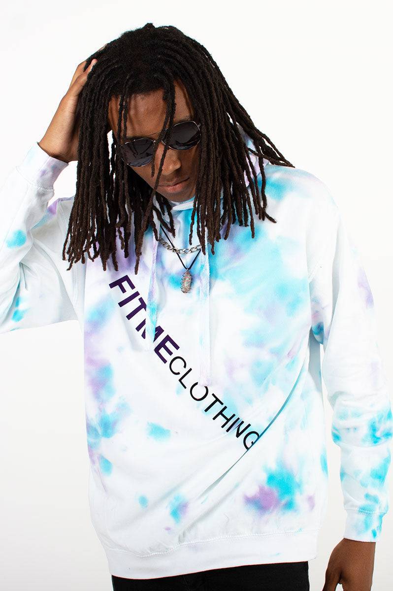 Custom Tie Dye Logo Hoodie - FitMe Clothing