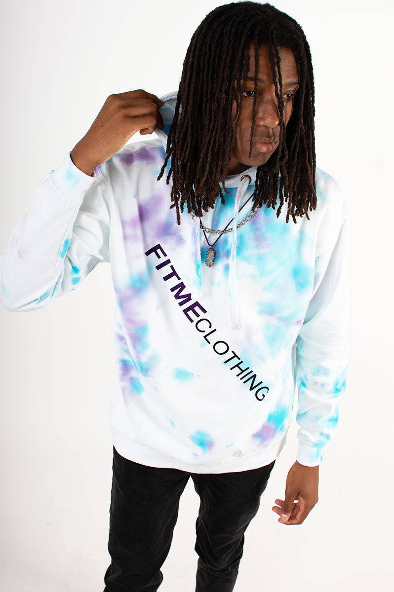 Custom Tie Dye Logo Hoodie - FitMe Clothing
