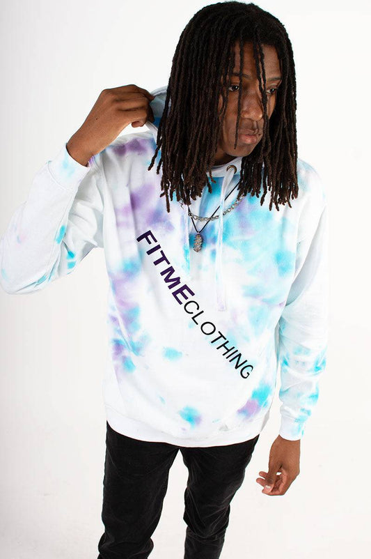 Custom Tie Dye Logo Hoodie - FitMe Clothing