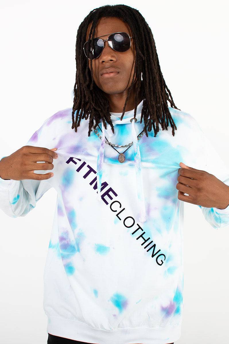 Custom Tie Dye Logo Hoodie - FitMe Clothing