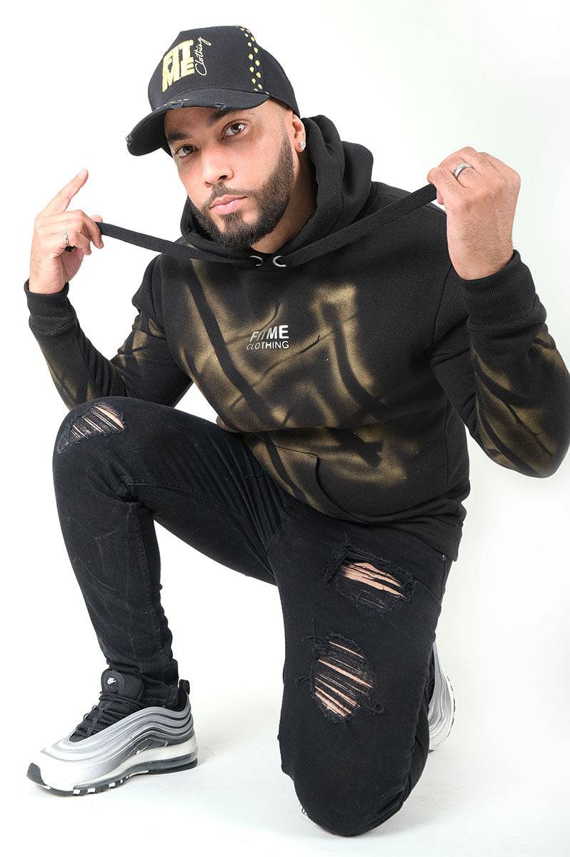 Impact 'Inspired' Black Custom Hoodie - FitMe Clothing