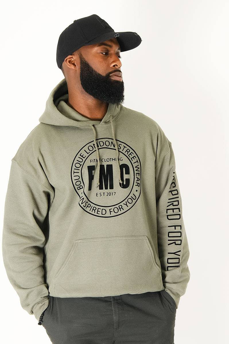 Military Green Inspired Hoodie - FitMe Clothing