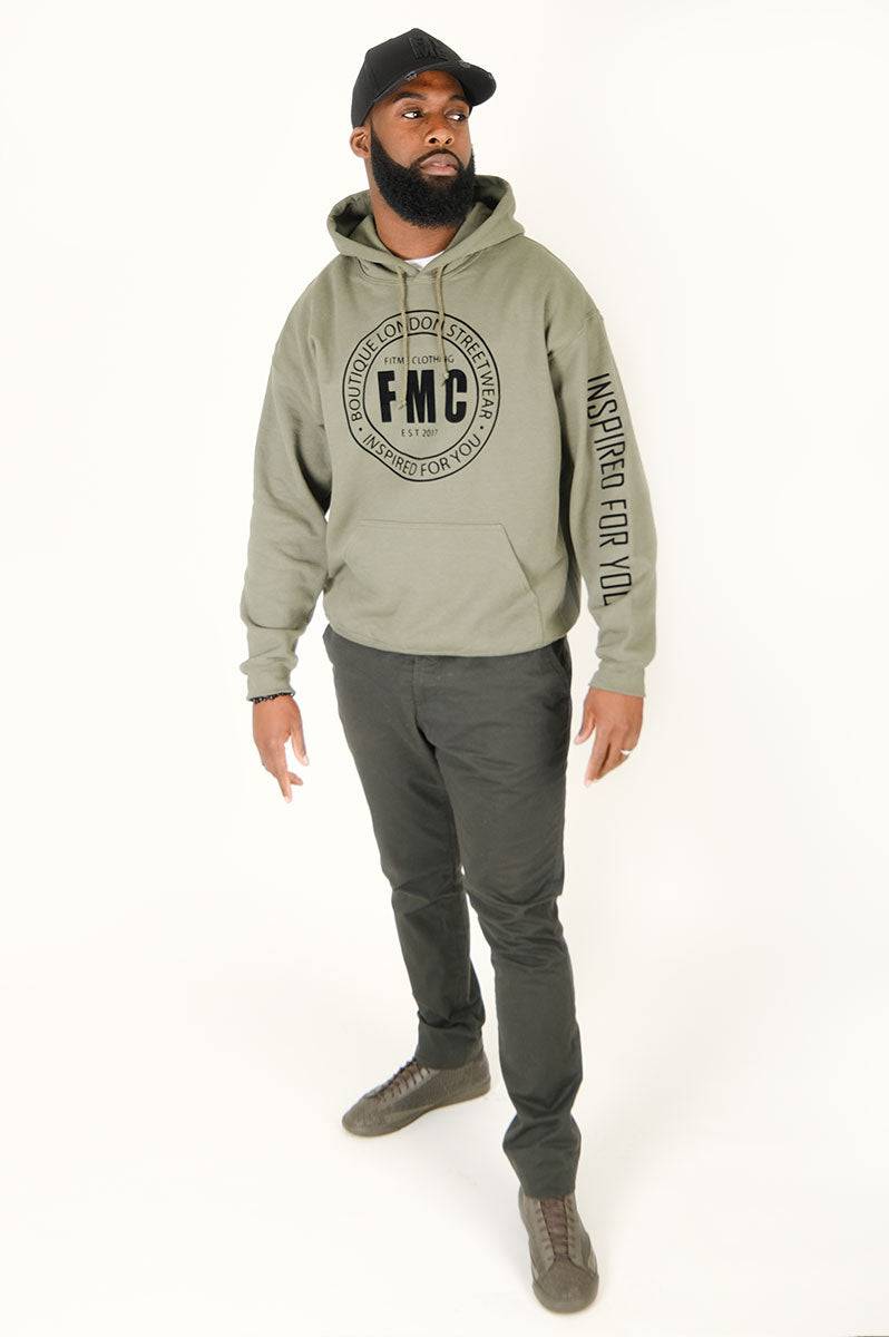 Military Green Inspired Hoodie - FitMe Clothing