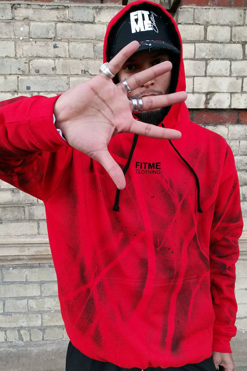 Red Inspired Impact Hoodie - FitMe Clothing