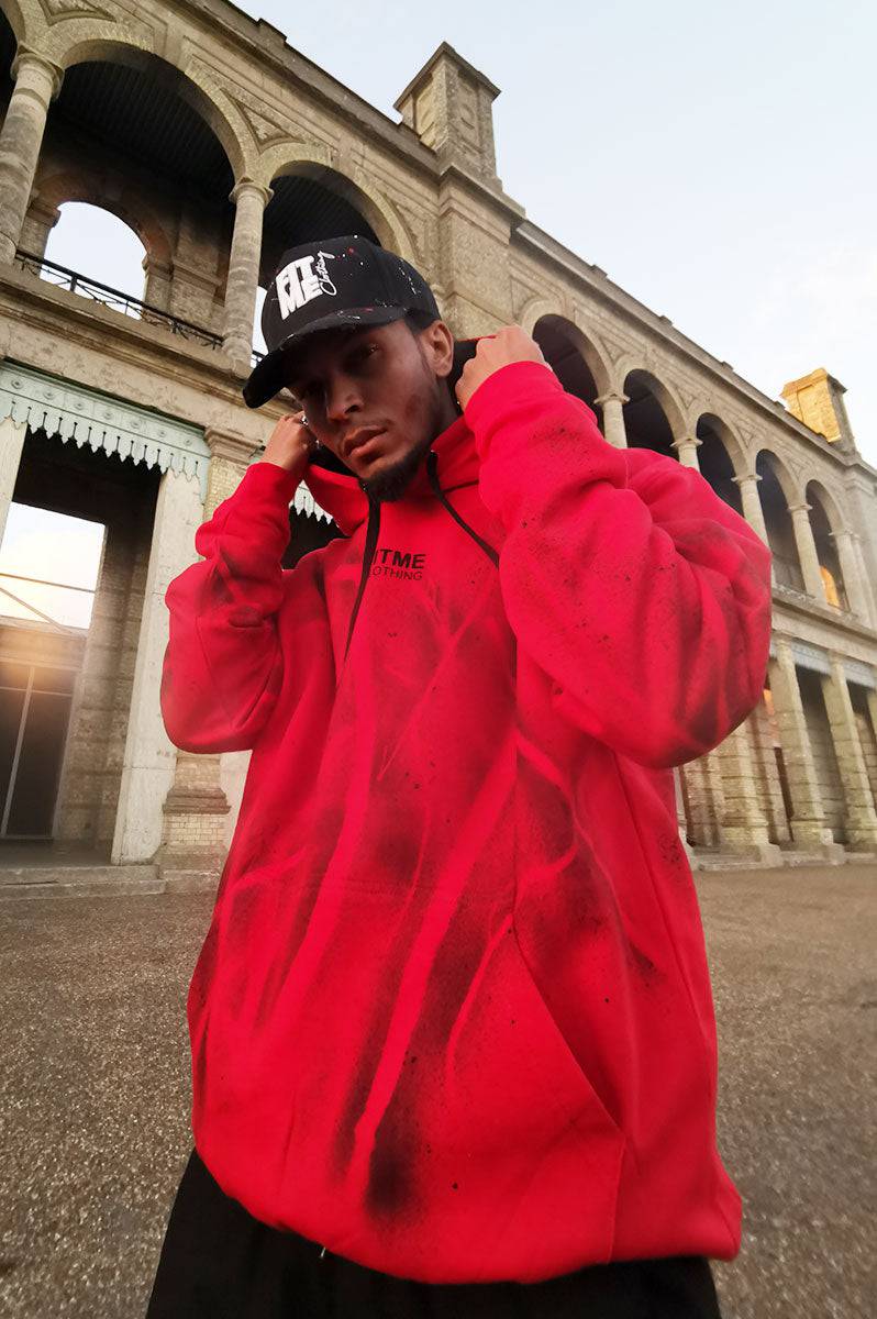 Red Inspired Impact Hoodie - FitMe Clothing
