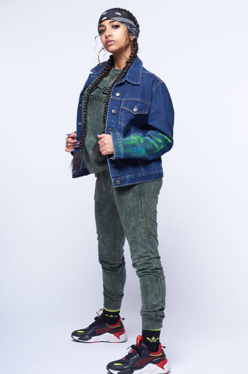 Ladies FMC Custom Graffiti Jacket - FitMe Clothing