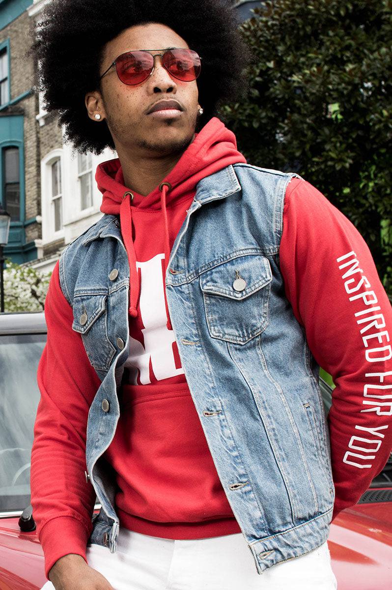 FMC Custom Flock Sleeveless Denim Jacket - FitMe Clothing