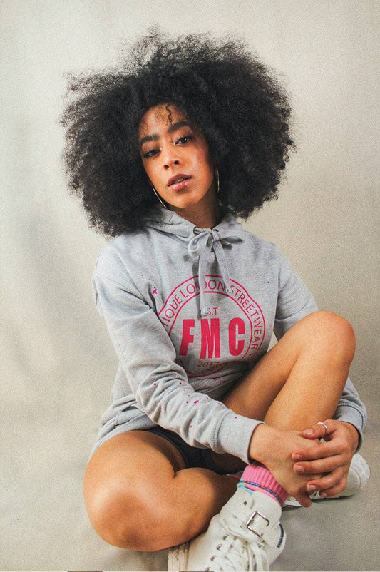 Inspired Grey Custom Hoodie Dress - FitMe Clothing