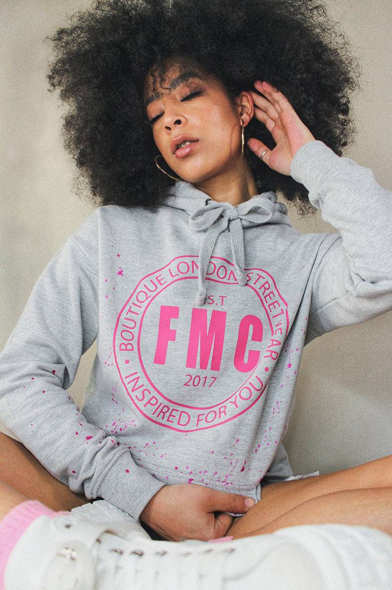 Inspired Grey Custom Hoodie Dress - FitMe Clothing