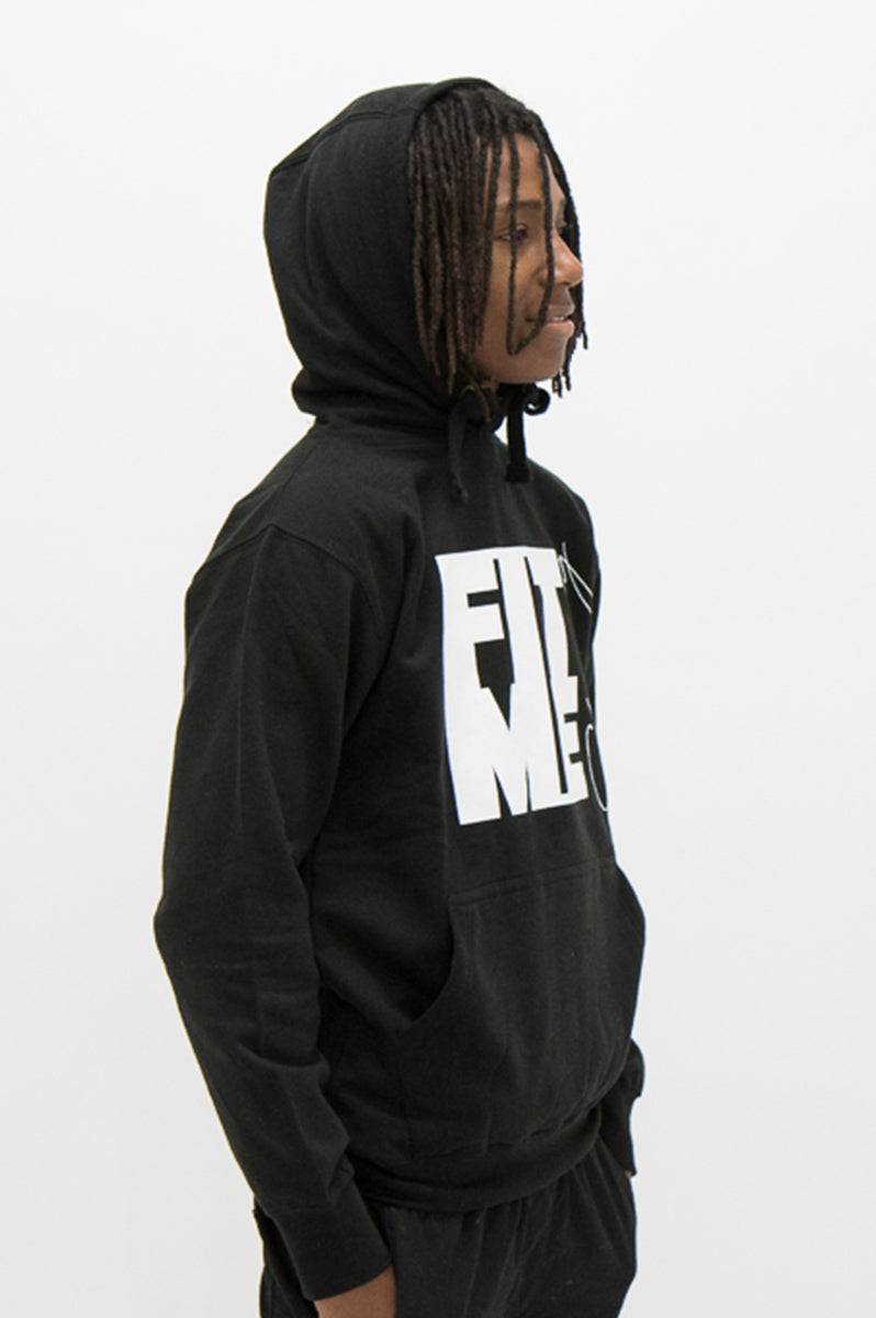 Unisex Logo Black Hoodie - FitMe Clothing