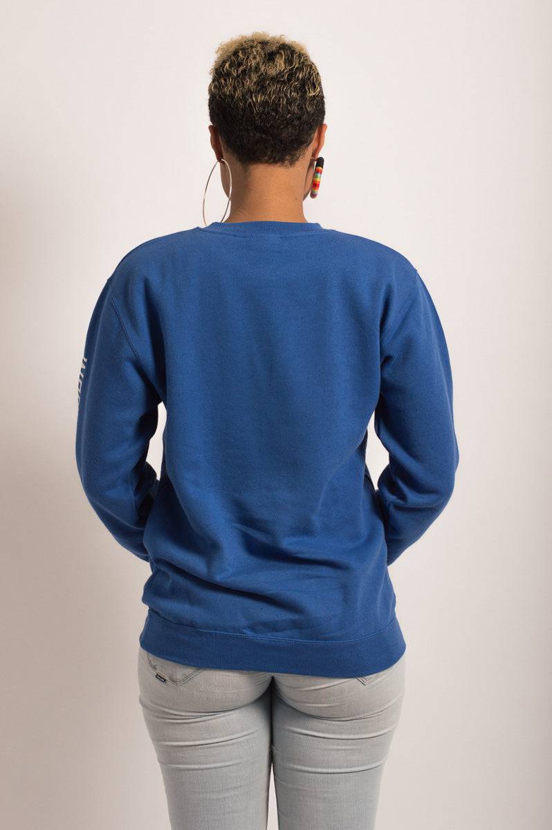Unisex Logo Blue Sweater - FitMe Clothing