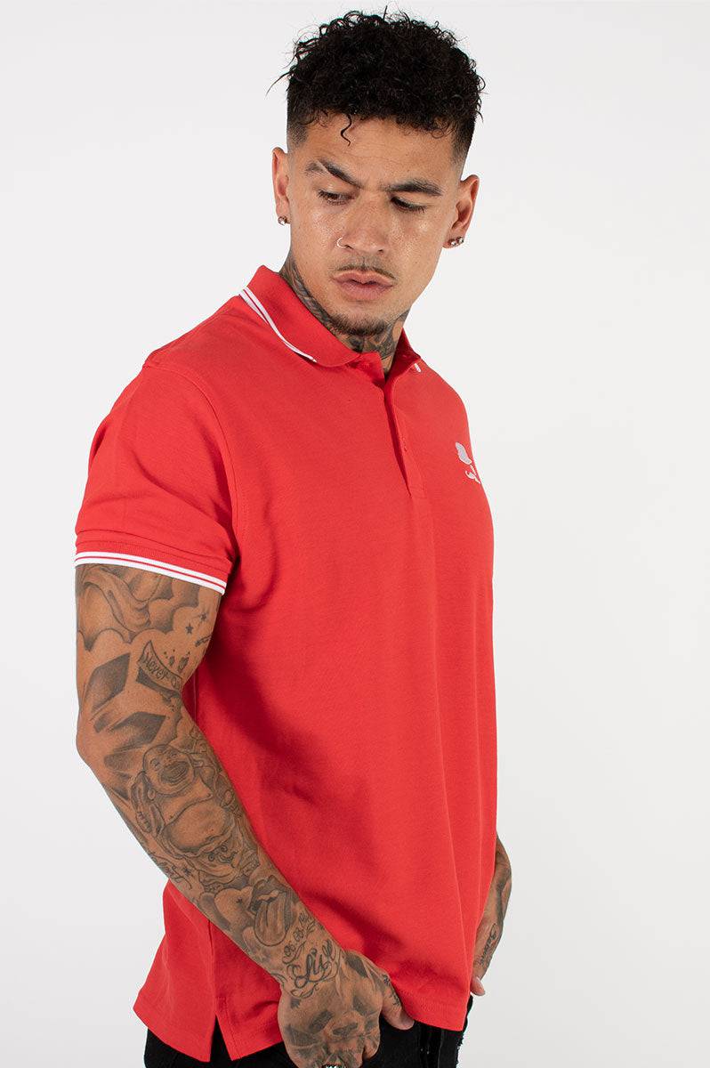 Red Polo Shirt - FitMe Clothing