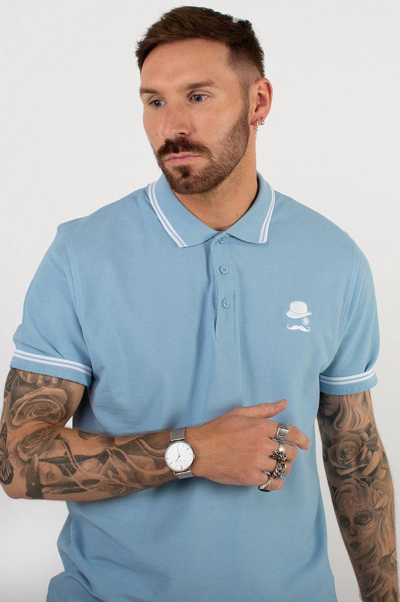 Sky Blue Polo Shirt - FitMe Clothing
