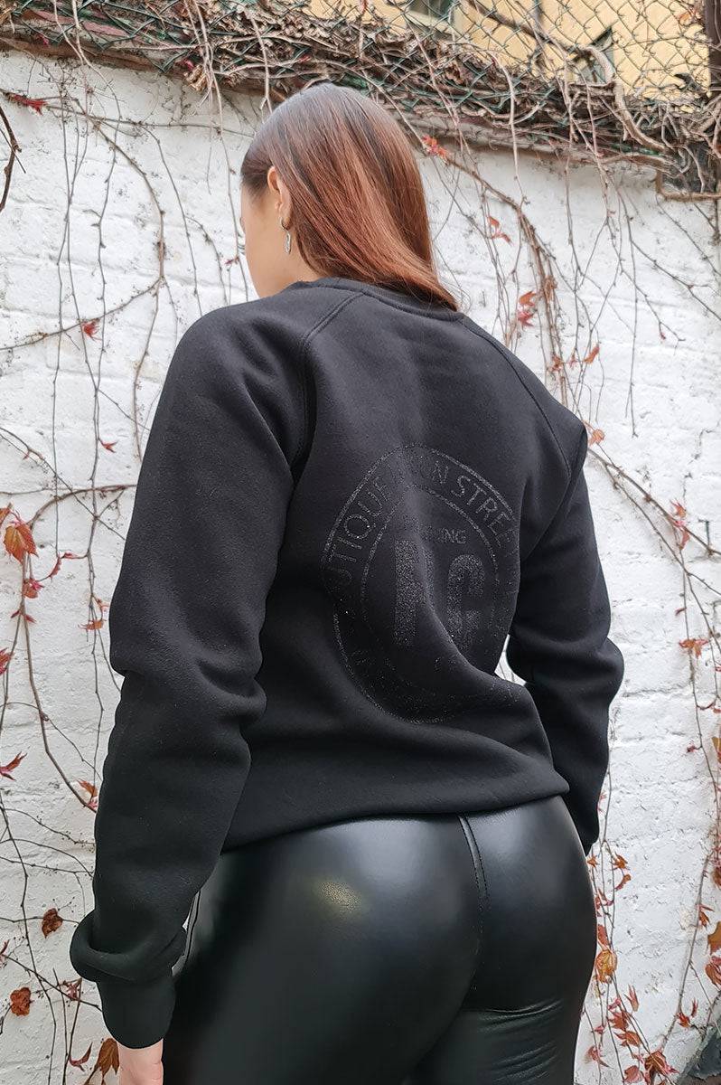 Inspired FMC Black Glitter Sweater - FitMe Clothing