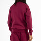 Unisex Burgundy Logo Sweater Tracksuit - FitMe Clothing