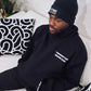 'Journey Hoodie' Black Oversize Fit