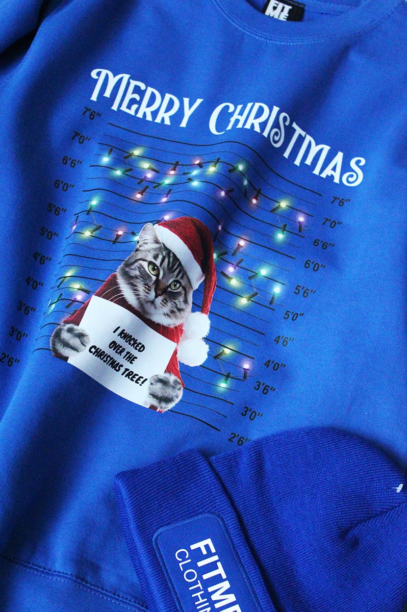 Bad Cat Christmas Sweaters - FitMe Clothing