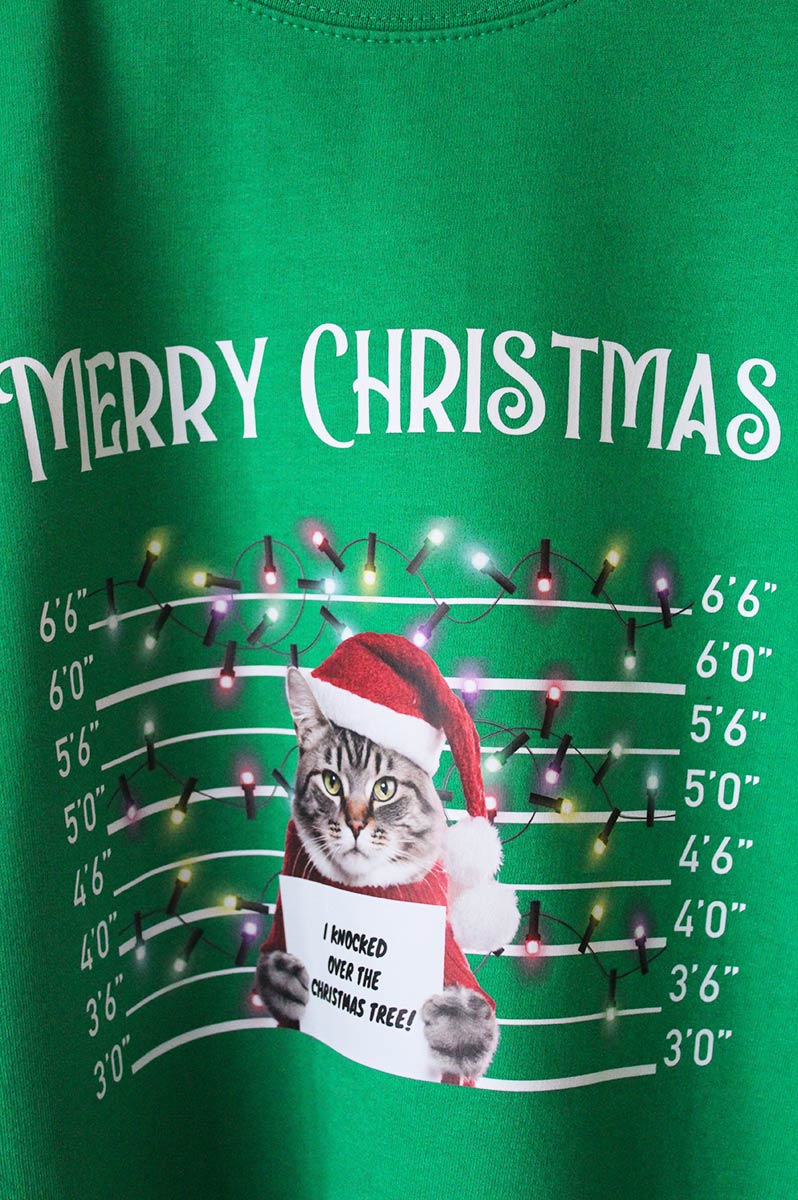 Mug Shot Cat Christmas Sweaters - FitMe Clothing