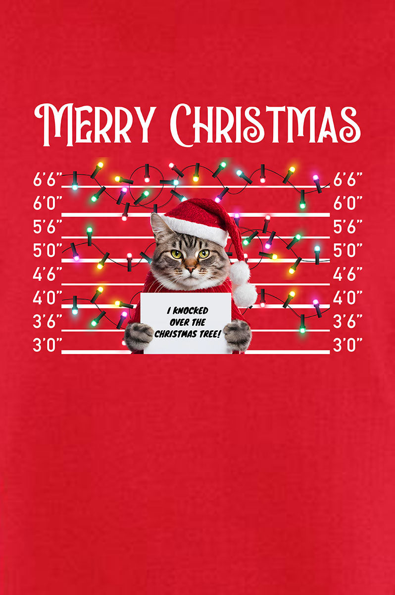 Mug Shot Cat Christmas Sweaters - FitMe Clothing
