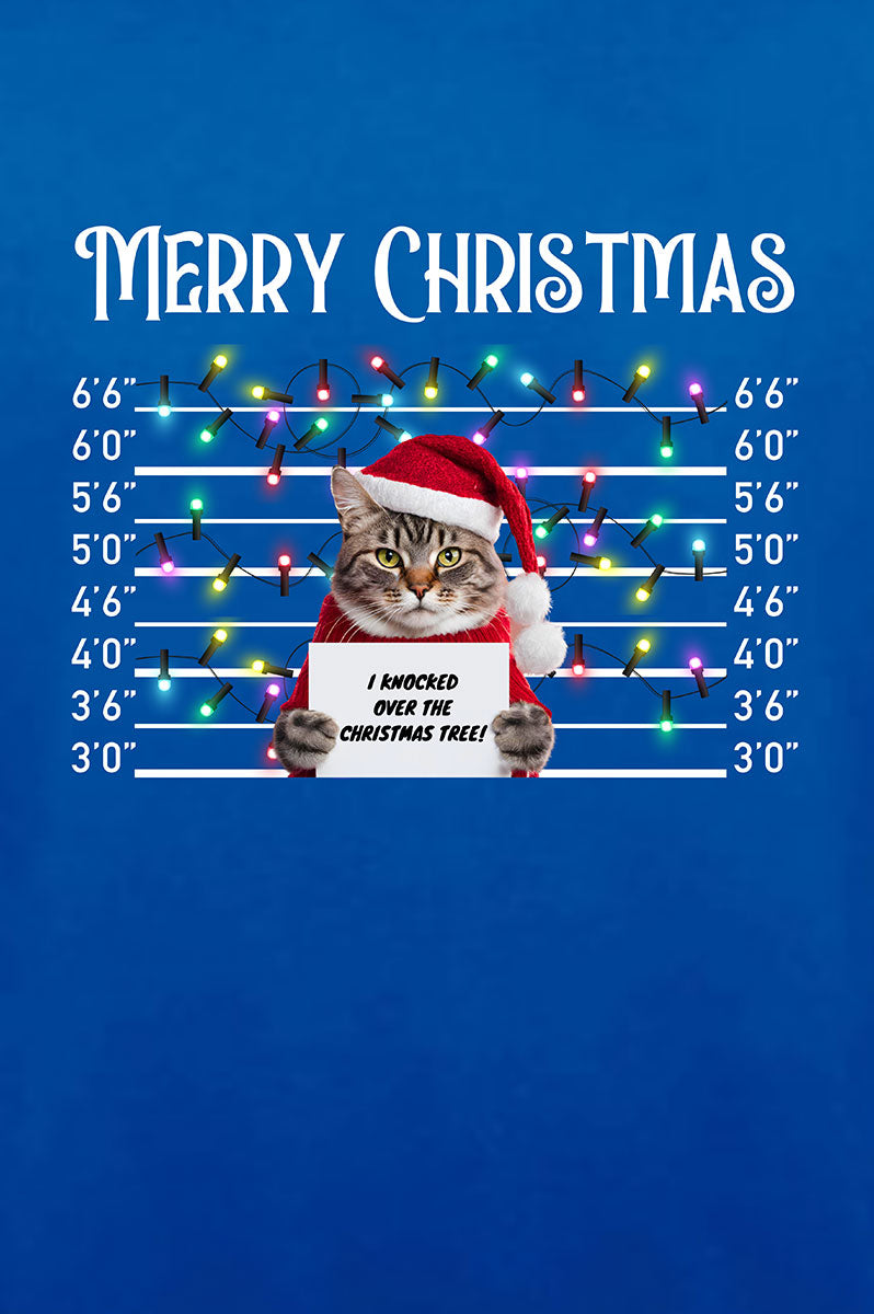 Mug Shot Cat Christmas Sweaters - FitMe Clothing