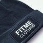 Black Logo Patch Beanie