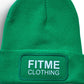 Bottle Green Logo Patch Beanie