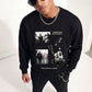 Brand Story Black Sweater - FitMe Clothing