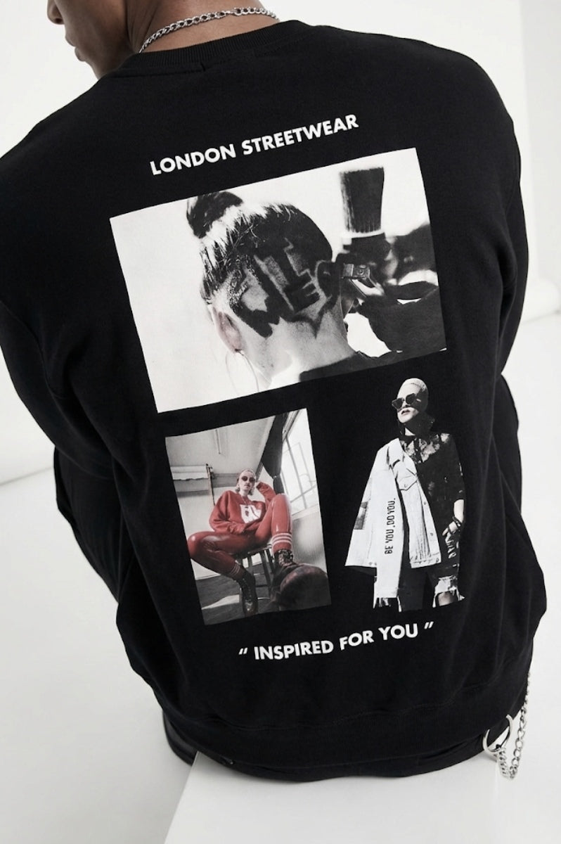 Brand Story Heavyweight Black Sweater