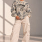 FitMe Clothing Tie Dye Heavyweight Stone Sweater