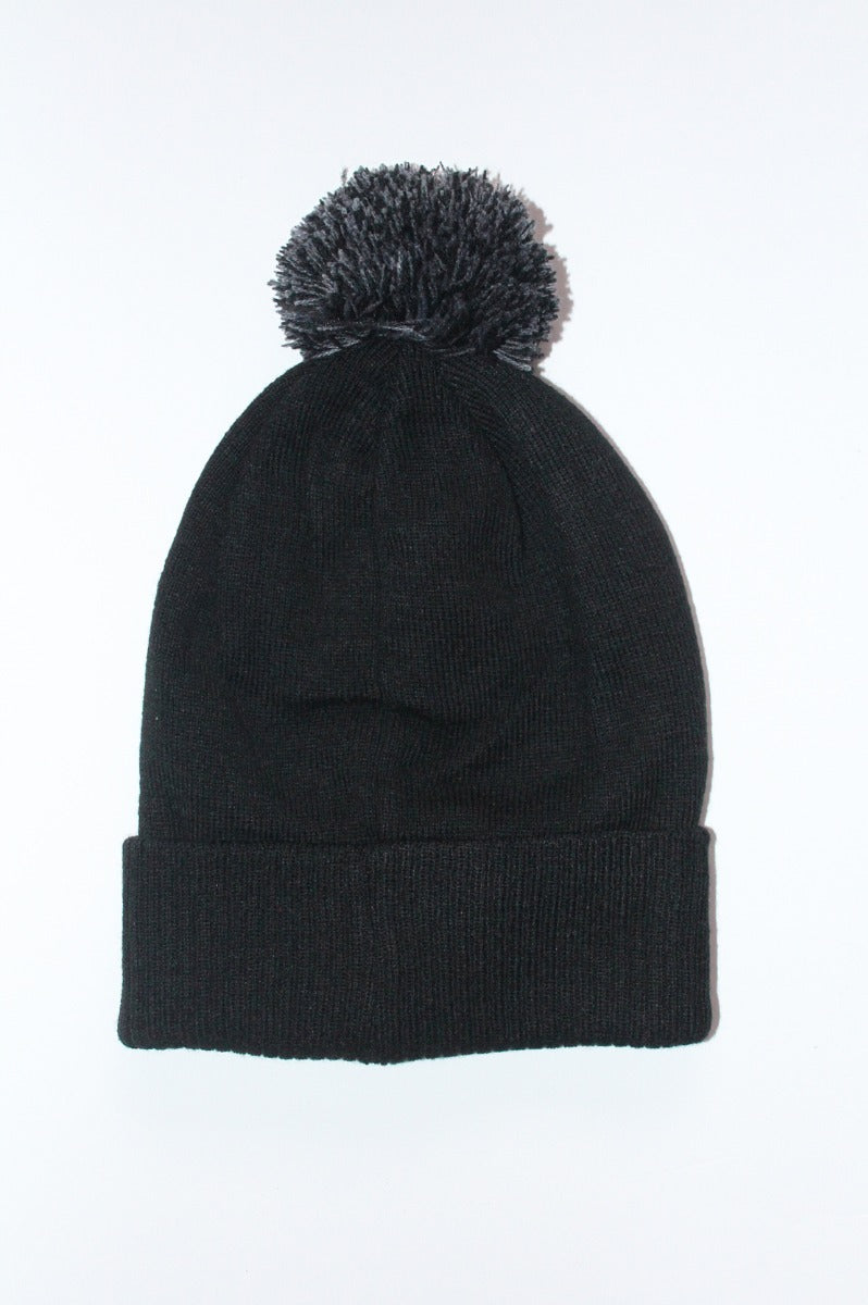 FitMe Pom Beanie – Limited Winter Drop (Black)