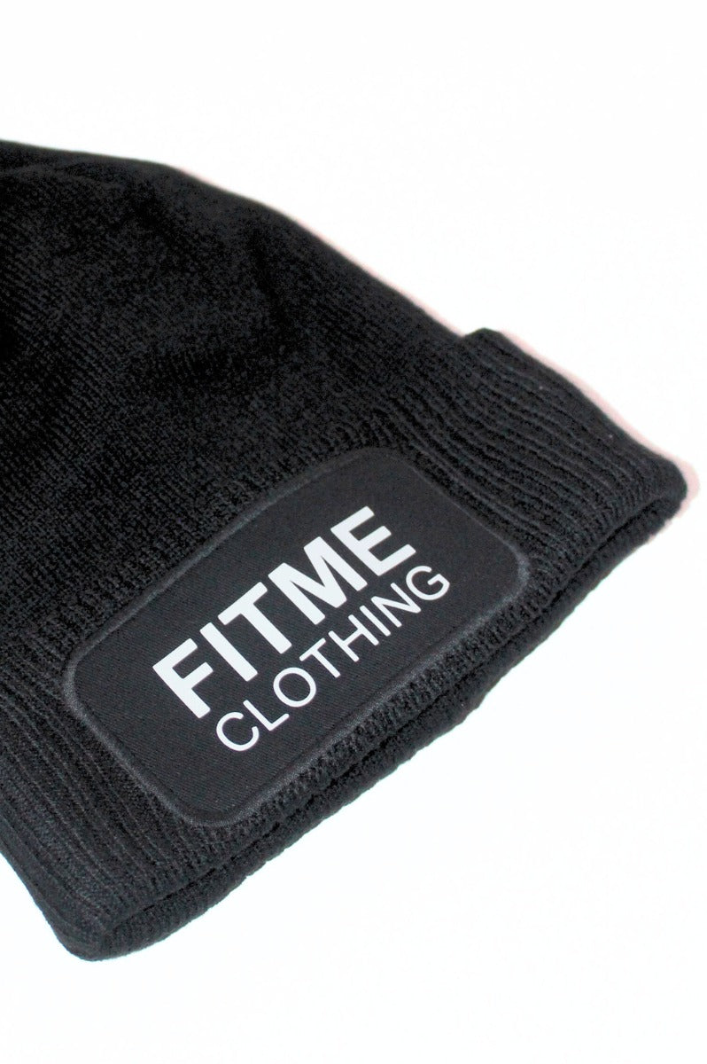 FitMe Pom Beanie – Limited Winter Drop (Black)