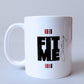 FitMe Logo Mug - Drip While You Sip 11oz Ceramic Mug