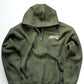 Hottest Steppa – Oversized Heavyweight Double-Zip Khaki Green Hoodie - FitMe Clothing
