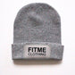 Heather Grey Logo Patch Beanie