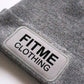 Heather Grey Logo Patch Beanie