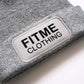 Heather Grey Logo Patch Beanie