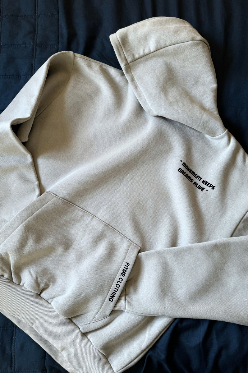 'Journey Hoodie' Sand Oversize Fit