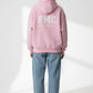 'Live The Music' Pale Pink Oversize Hoodie